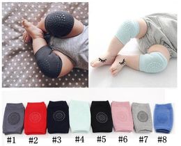 Baby knee Socks Soft cotton pads toddler crawling anti-drop anti-skid infant thickening child protection arms night warmth safe material non-fading