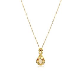 Pendant Necklaces Low Price Jewelry High-Quality Cat's Eye Lute Women's Gold Zircon Clavicle Female Torque Wedding Necklace For Women Girls