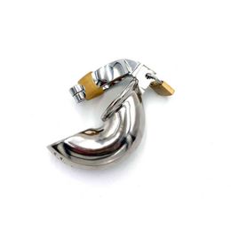 NXYCockrings Large Chastity Cage Stainless Steel Sex Toys For Men Cock Bird Lock Long Metal Male Device With Ring Bdsm 1124