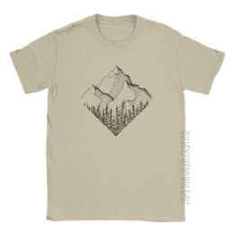 The Diamond Range Men T Shirt Outdoors Mountains Hiking T-Shirt National Parks Cotton Male Tshirt Basic Tees Plus Size Clothes 210706