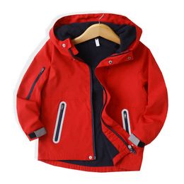 Children Outerwear Warm Coat Sporty Kids Clothes Waterproof Windproof Thicken Boys Girls Cotton-Padded Jackets Autumn and Winter H0909