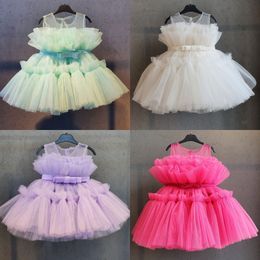 Baby Dresses for Girls Toddler Kids Clothes Wedding Princess Gown Girl Elegant Birthday Dress Evening Party Clothing 20220225 H1