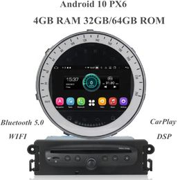 2019 автомобильные зеркала volkswagen Carplay Android Auto DSP PX6 Android 10 автомобильный DVD-плеер для BMW Mini Cooper R56 2006-2013 Stereo Radio GPS Bluetooth 5.0 WiFi
