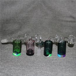 Glass Reclaim Catcher Adapter hookah 14mm Male Female Smoking Accessories With Reclaimer Dome Nail Ash Catchers Adapters For Water Bongs Dab Rigs