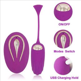 NXY Eggs Wireless Remote Control Vibrator Bullet Sex Toy For Woman Rechargable Clitoris Stimulator Vaginal Balls 1203