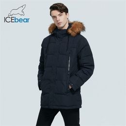 Men's Clothing Fashion Male Jacket Hooded Men's Coat Thick Warm Man Apparel High Quality Men's Winter Parkas MWD19903D 211216