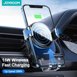 Car 15W Wireless Charger For i 13 12 Pro Max Xiaomi Huawei Samsung S10 Fast Charging Mobile Phone Holder