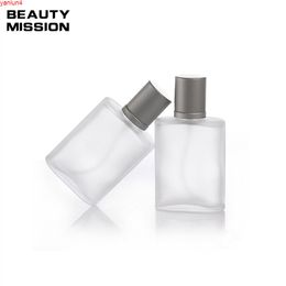 BEAUTY MISSION 10X35ml Empty Refillable Portable Perfume Bottle &Traveler Glass Spray Atomizer Transparent Frosted Parfum Bottlegood high qu