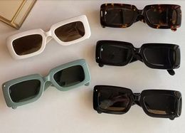 Sunglasses Luxury 0811s Rectangular Frames Grey Gradient Lens 53mm Fashion Goggle Beach Sun Glasses Uv400 Optional Top Quality