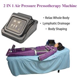 2 in 1 presoterapia pressotherapy far infrared lymphatic drainage slimming machine