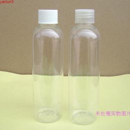 Freeshipping Wholesale 120ml Plastic Lotion Bottle Rotated Cap Tranparent PET Cosmetic Jar Refillable Bottlegood qty