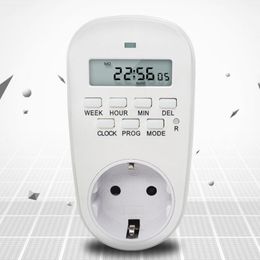 Timers 7 Day Programmable Timer Switch Energy Saving Digital Kitchen Outlet Week Hour Timing Socket EU/US/UK Plug