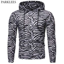 Men Zebra Hoodie Casual Unisex Mens Hoodies Hip Hop Harajuku Hoodie Men Pullover Streetwear Sweatshirt Man Hoody Sudadera Hombre 210524