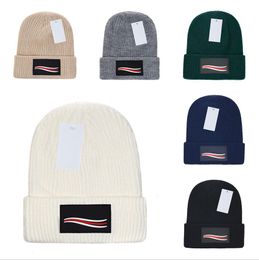 Wave pattern Designer keep warm Beanie Brand Caps For Women Men Winter Knitted Hats Unisex Ladies bone Gorras Knit Beanies multifunction hats chapeus