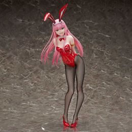 Freeing Darling in the FranXX Zero Two Bunny Ver. PVC Action Figure Japanese Anime Figure Model Toys Collection Doll Gift Q0722