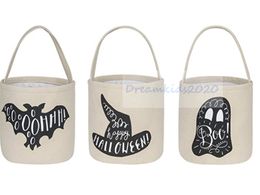 Happy Halloween.11 classic patterns.Halloween gift Handbags.Halloween pumpkin bucket children's candy bag decoration props