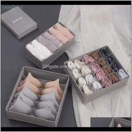 Housekeeping Organisation Home & Garden3Pcs/Set Storage Boxes Underwear Divider Der Lidded Closet Organiser Ropa Interior For Ties Socks Shor