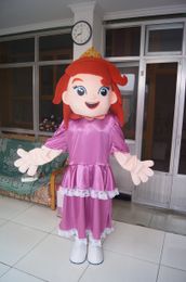 Real Picture princess mascot costume Fancy Dress For Halloween Carnival Party support customization