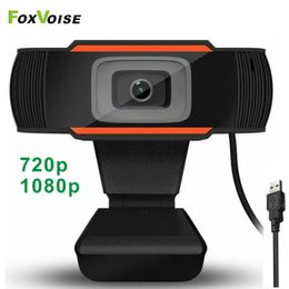 Webcam 1080P 720P HD Web Camera Gamer Cam PC Laptop Notebook Computer USB Microphone Webcan to Learning Youtube Video Gaming