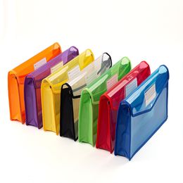 File Bag Desk Transparent Thickened Large-capacity Storage Bags Student Files Information Pocket Folders CGY234