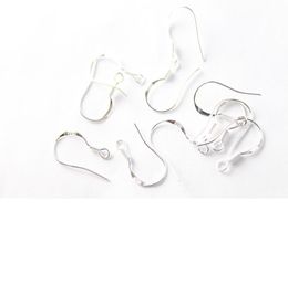 2021 new 925 Sterling silver Earring Findings Fishwire Hooks Jewelry DIY Ear Wire Hook Fit Earrings for jewelry making bulk bulk lots