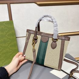 Fashion Designer Famous Handbags 24K Hardware Classic Contrasting Colour Stripes Shoulder Bag Simple Retro Flap Cross-Body Bags Luxury