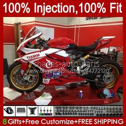 OEM Bodywork For DUCATI Panigale 899S 1199S 899 1199 S R 2012 2013 2014 2015 2016 Body 44No.69 899-1199 12-16 899R 1199R 12 13 14 15 16 Injection Mold Fairing Red white new