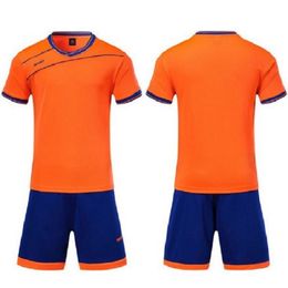 2021 Custom Soccer Jerseys Sets smooth Royal Blue football sweat absorbing and breathable children's training suit Jersey 53