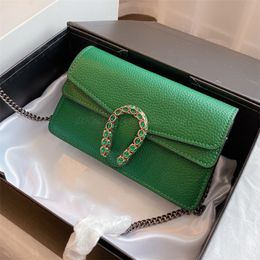 Chain Shoulder Wallets Handbag Designers Cross Body Bags Square Shopping Satchel Top Quality Plain Diamond-set Women Luxury Handbags Lady Purse Tote Backpack