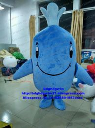 Mascot Costumes Blue Whale Cetacean Mascot Costume Adult Cartoon Character Outfit Suit Campaign Propaganda Tourist Destination zx895