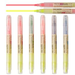 Highlighters CHoSCH CS-8119, Double-Tips Highlighter Set, 7 Colours Chisel Tips Pack, Choice For School And Office.