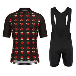 Watermelon Cycling Jersey Men's Ultralight Bike Clothing Summer Maillot Ciclismo G1130