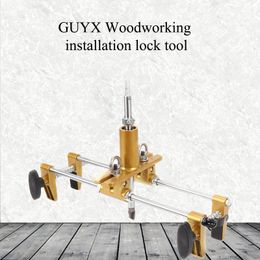 Professional Hand Tool Sets Wooden Door Lock Hole Opener Device Set Mortice Fitting Jig Slotting Machine Doorlock Mortising Template Mortise