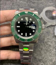 Nfactory 41mm Watch Men's Green Ceramic Bezel Automatic Cal.3235 R126610 Cerachrom Dive Men Waterproof 904L Steel Watches