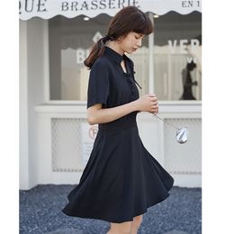 Plus Size Summer Dress Girls Boho Party Female Vintage black short Sleeve Women es oversize Robe Vestido 210423