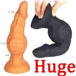 NXY Adult toy Shop New Huge Anal Vagina Stimulator Anus Expansion Prostate Massager Dildo Large Butt Plug Sex Toys For Woman Men Gay 1118