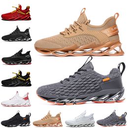 Newest Non-Brand men women running shoes Blade slip on triple black white all red gray orange Terracotta Warriors trainers outdoor sports sneakers