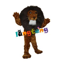 Mascot Costumes859 Muscle Lion Mascot Costume Animal Adults Party Outfits Cartoon Suit