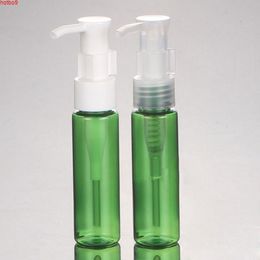 30ml 48pcs round green cleasing oil pump plastic bottles ,personal care for cosmetics packaginggoods