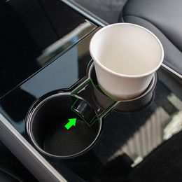 Tesla Model 3 Car Cup Holder Clip Water Cup Slot Non-Slip Limit Limiter For Model3 Accessories Model Three Accessory 2021