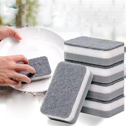 NEWScouring Pads Sponge High Density Eraser Cleaner Cleaning Sponges dish Kitchen Bathroom Tools Without Packing Bag sea shipping EWB7236