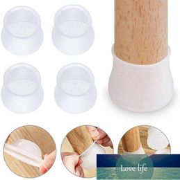 4pcs/set Furniture Chair Leg Silicone Cap Pad Protection Table Feet Cover Floor Protector Non-slip Table Chair Mat Caps Foot