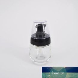 Drop 6Ps 30ml Emulsion Empty Frosted Clear Glass Essential Oil Bottle Acrylic Lid Press Pump Outdoor Travel Storage Bottles & Jars