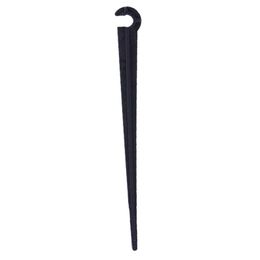 Watering Equipments 50PCS 4/7 Plastic Ground Plug Pole And Agricultural Irrigation Gardening Drip Dripper(Black)