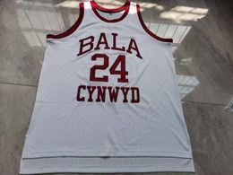 rare Basketball Jersey Men Youth women Vintage BALA CYNWYD K 24 B COLLEGE Size S-5XL custom any name or number