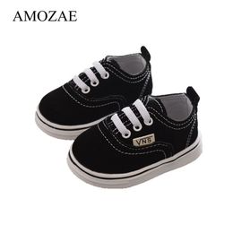 Newborn Baby Shoes Infant Toddler Baby Boy Girl Spring Autumn Soft Bottom Spring Canvas Shoes Walkers Newborn For 0-24M 210326