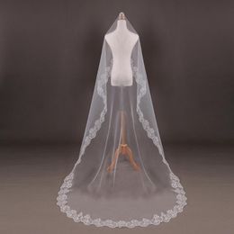 Bridal Veils Wedding 2 Meters 3 Long One Layer Veil Elegant Accessories