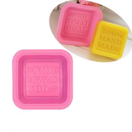 100% Handmade Soap Molds Square Silicone Moulds Baking Mold Craft Art Making Tool DIY Cake Mould SN3861