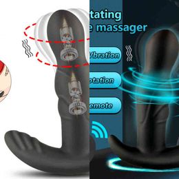 Nxy Sex Vibrators Masturbators Wireless Prostate Massage for Man 360 Grades Stimulator Anaal Plug Dildo Vibrator Anal Masturbation Game Men 1218