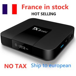 SHIP France to european TX3 MINI plus tv box Amlogic s905w2 quad core 2gb ram 16gb rom android 11 os wifi 4k